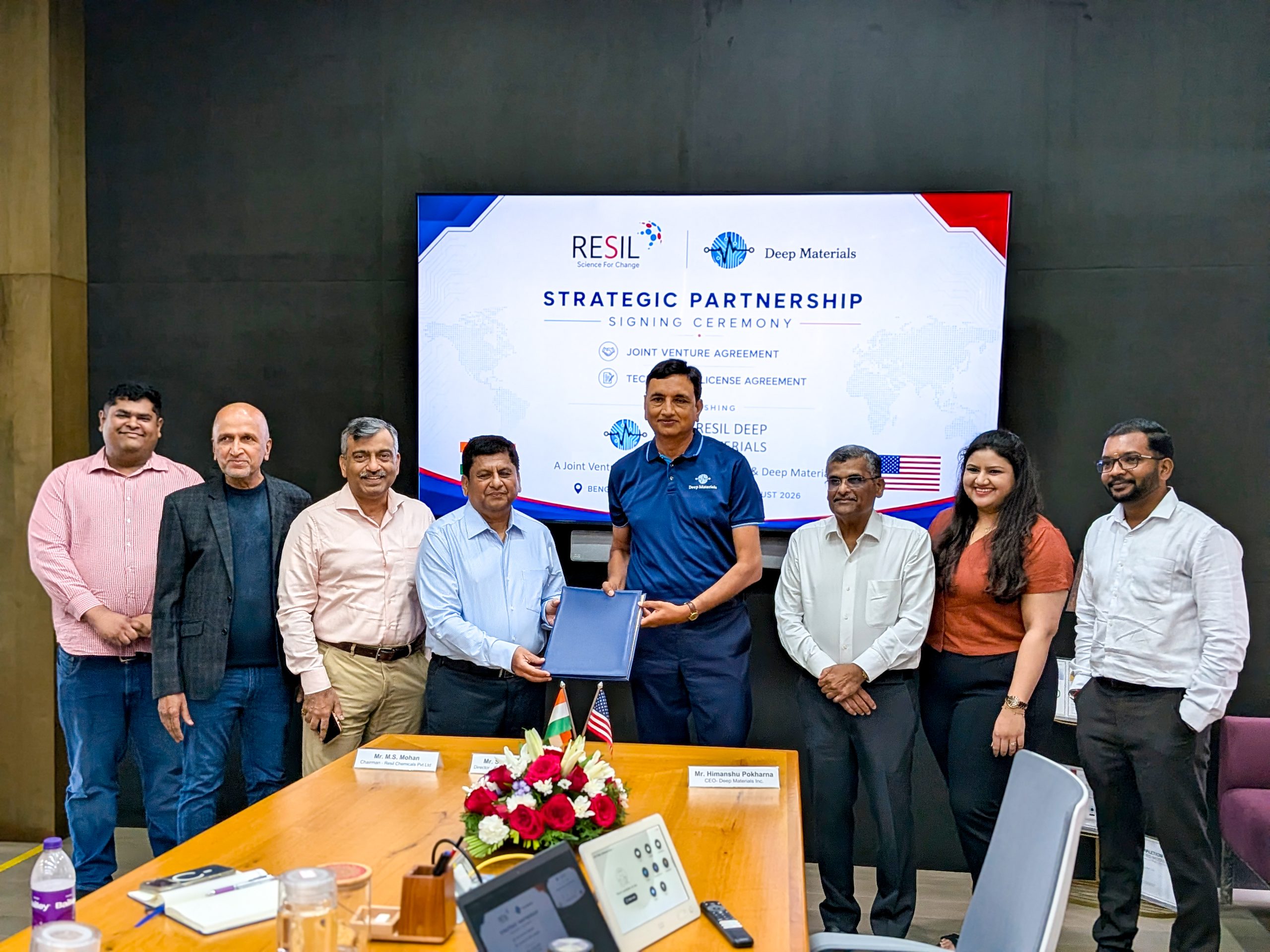 Resil Chemicals and Deep Materials partnership